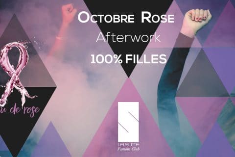 Soirée pour Octobre Rose avec la borne photo selfie Slefizee pour la boîte de nuit La Suite à Rennes