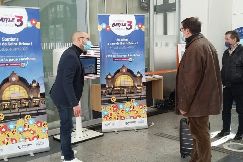 Gare de Saint-Brieuc, Bretagne, finale plus belle gare de France 2021