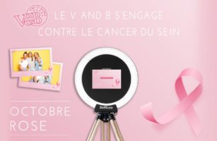 Borne photo selfie pour Octobre Rose 2020 chez V&B