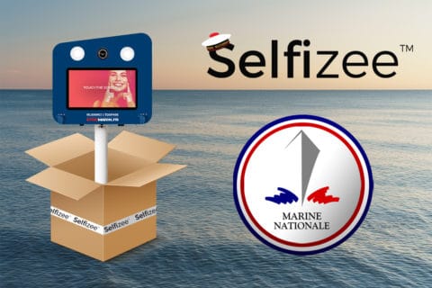 Vente de 8 bornes photos selfie Selfizee pour l'institution de la Marine Nationale